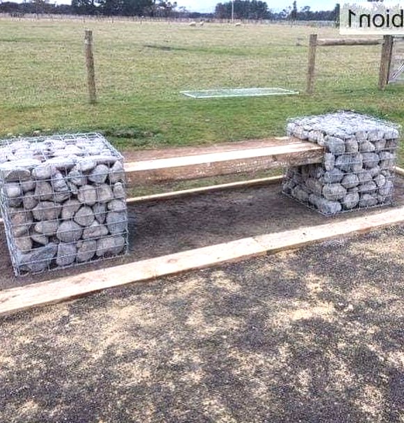 Габионы в саду - фото 5