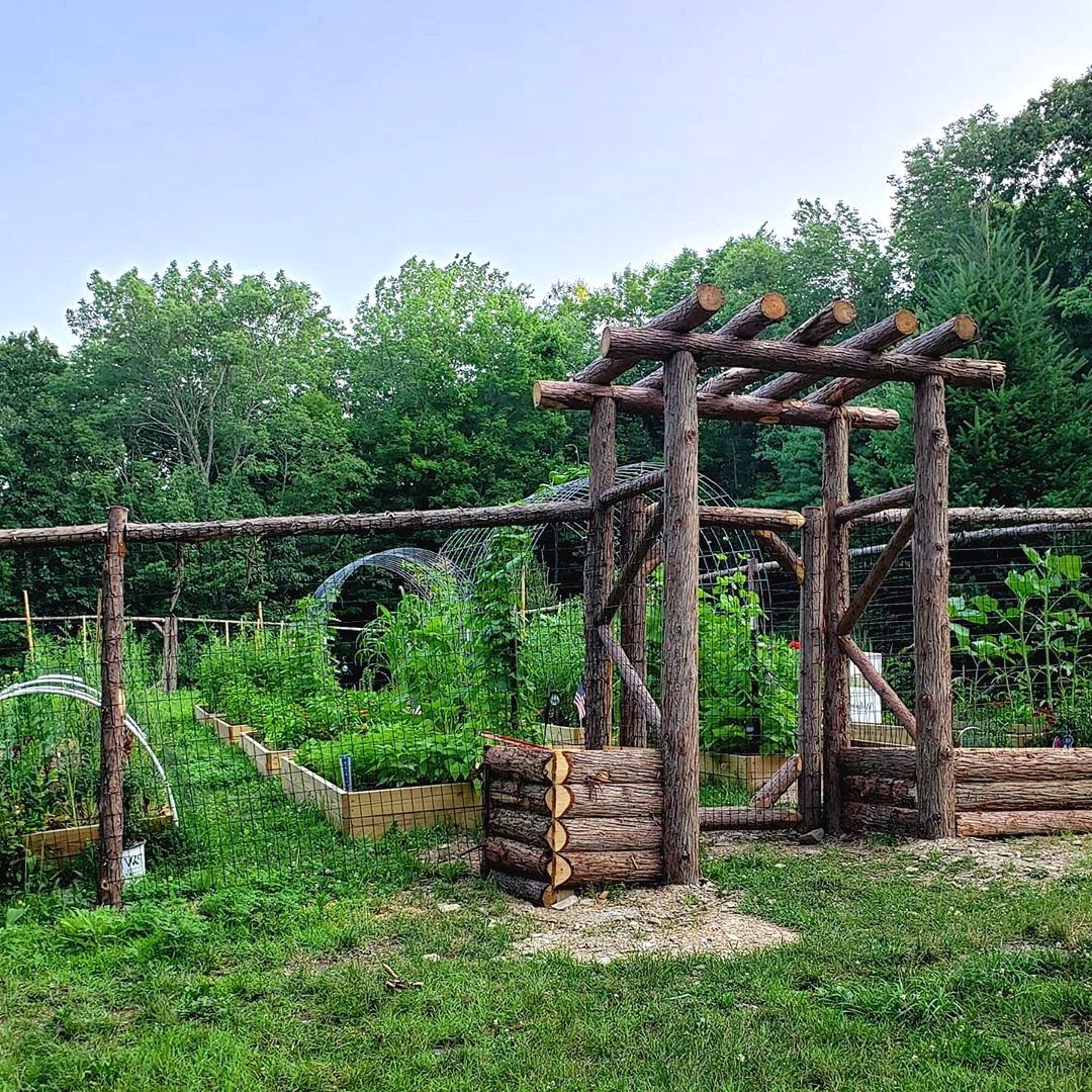 Пергола из стволов своими руками - фото 4