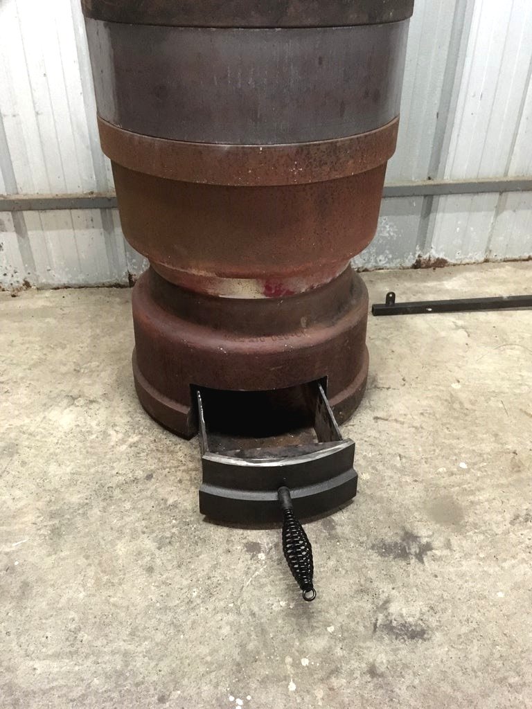 Буржуйка из тормозных барабанов - фото 10