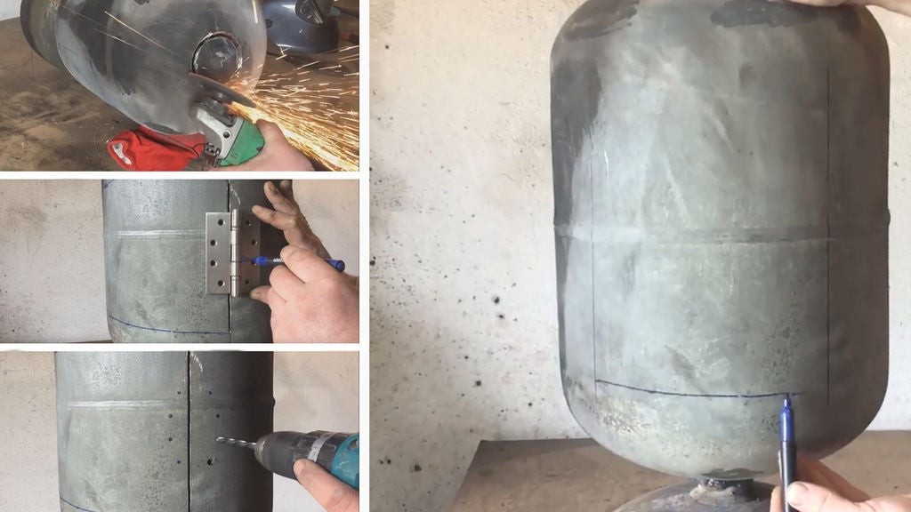 Буржуйка из газового баллона  - фото 5