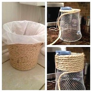 Корзина для белья своими руками - фото 6