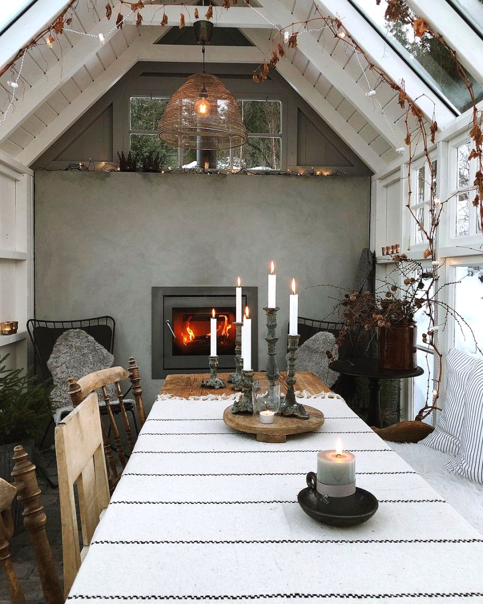 Оранжерея с дровяной печью - фото 6