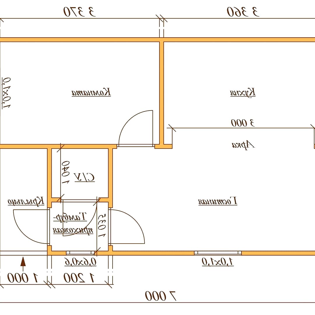 Небольшой дом из профильного бруса - фото 9