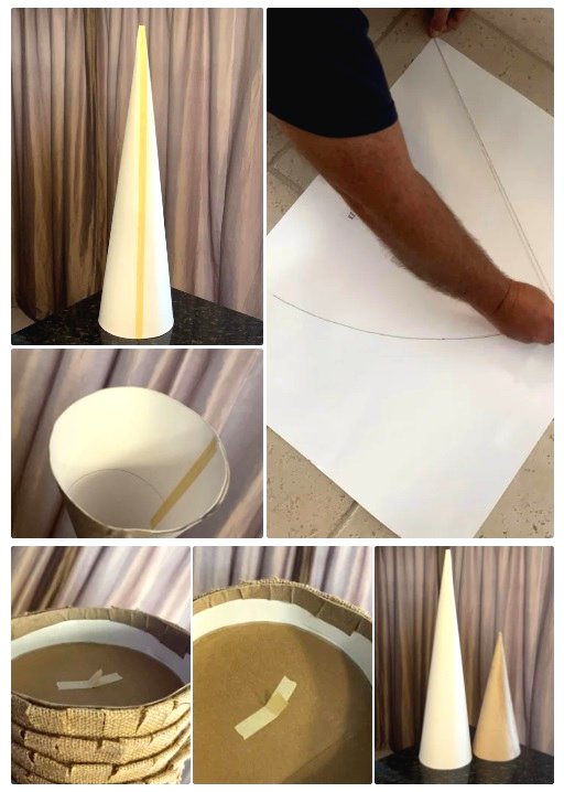 Маленькие настольные елочки своими руками - фото 12