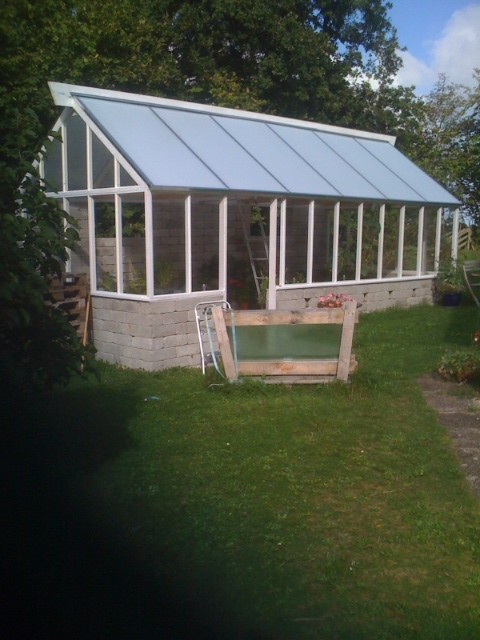 Теплица блоков и поликарбоната - фото 18