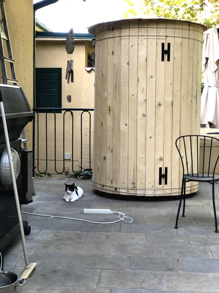 Финская баня – сауна мини бочка своими руками - фото 24