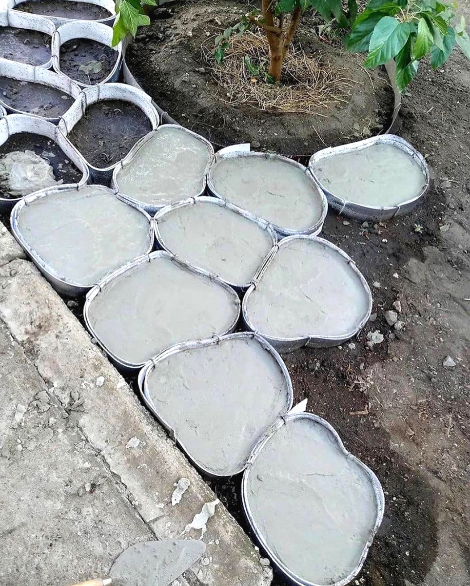 Декорируем участок вокруг стволов деревьев - фото 3