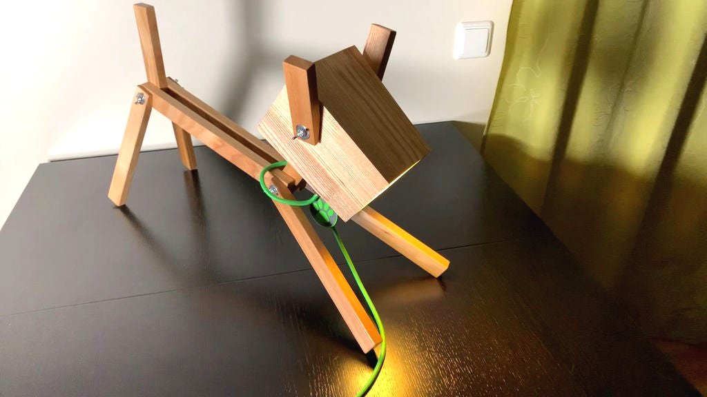 Необычная настольная лампа - фото 4