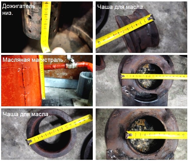 Универсальная печь из баллона на дровах и отработке - фото 4