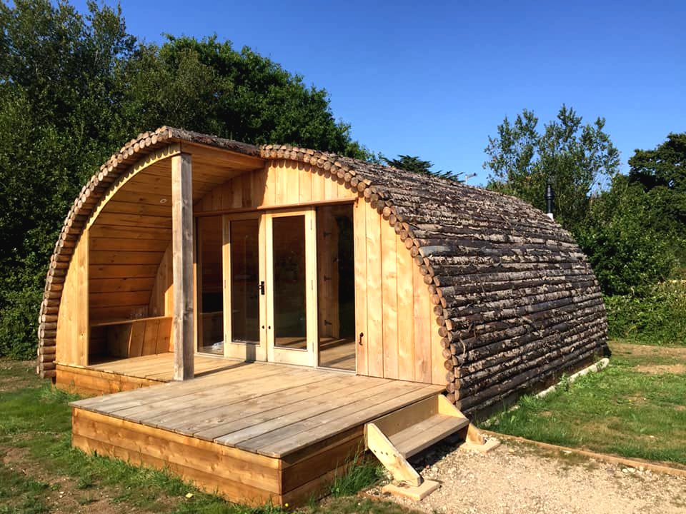 Деревянный дом полукруглой формы - фото 11