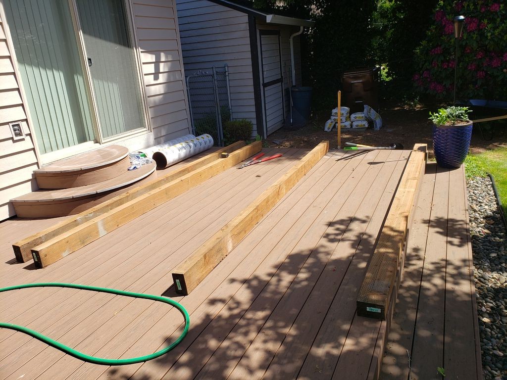 Арка из дерева с двойными качелями - фото 6