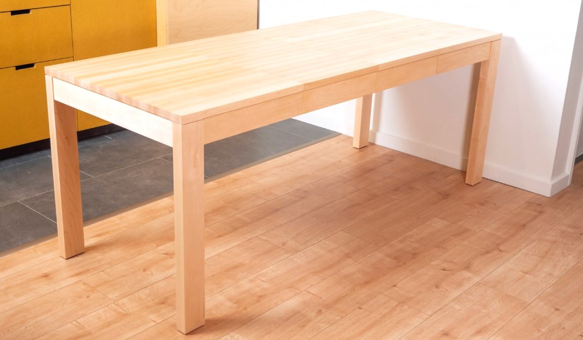 Как сделать раздвижной обеденный стол из твердого клена - фото 4