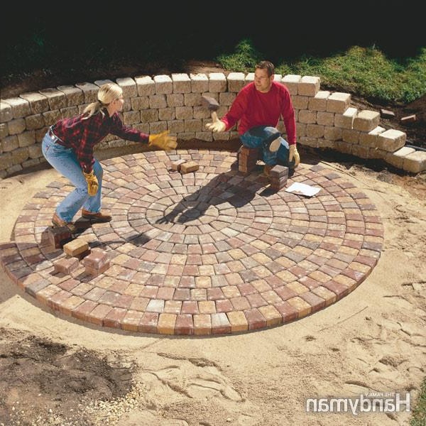 Патио в форме круга - фото 14