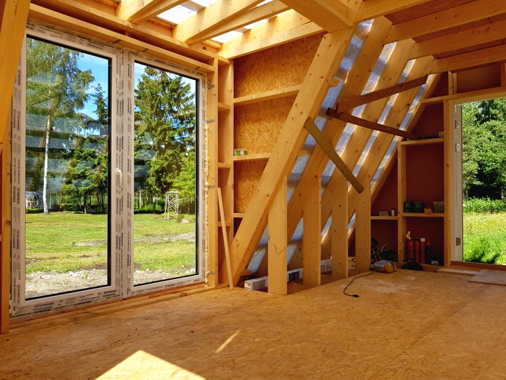 Оригинальный каркасный дом - фото 12