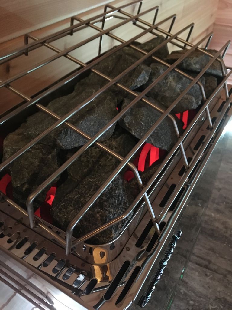 Финская сауна с электрической печью - фото 42