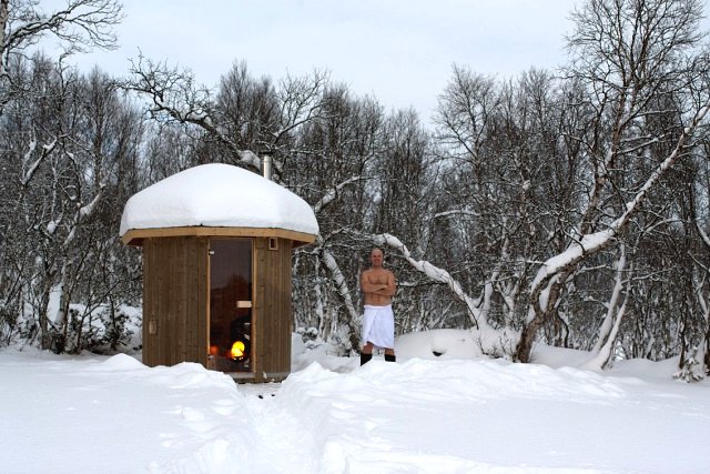 Дровяная горная сауна - фото 9