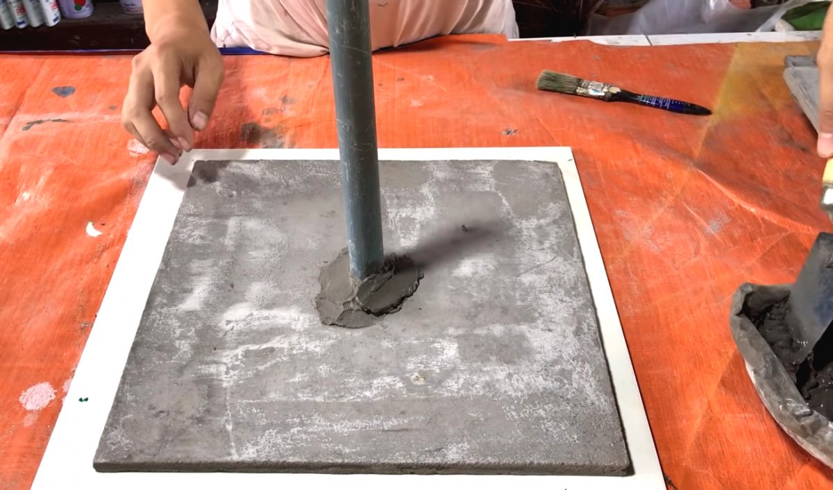 Фонтан из цемента - фото 16