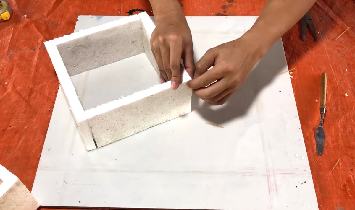 Фонтан из цемента - фото 7