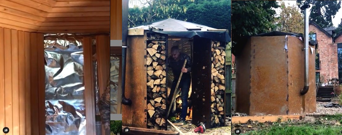 Сауна из старой беседки - фото 3