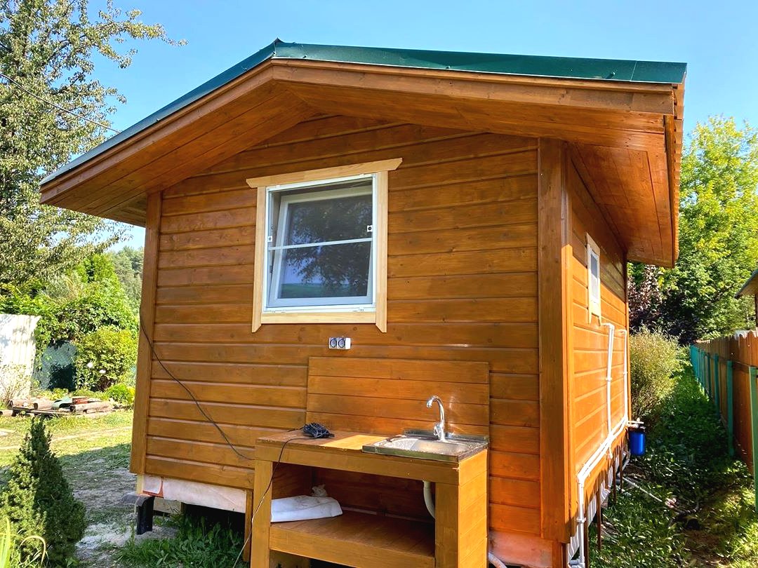 Простая деревянная банька 3х4 метра - фото 5