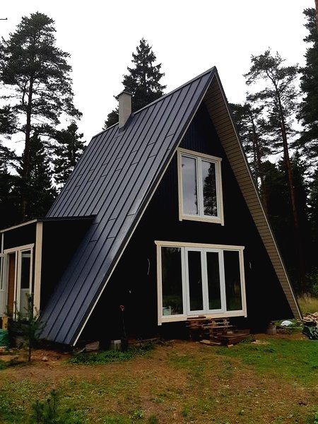 Оригинальный каркасный дом - фото 14