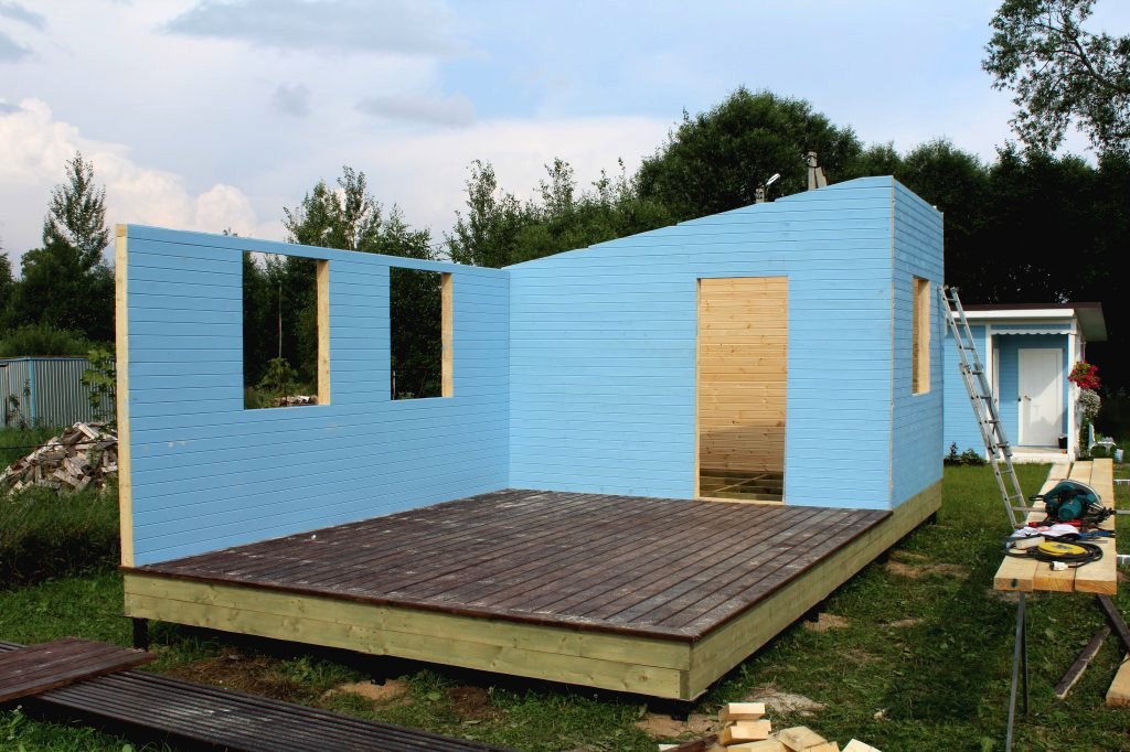 Летняя кухня с беседкой 8х4 метра - фото 10