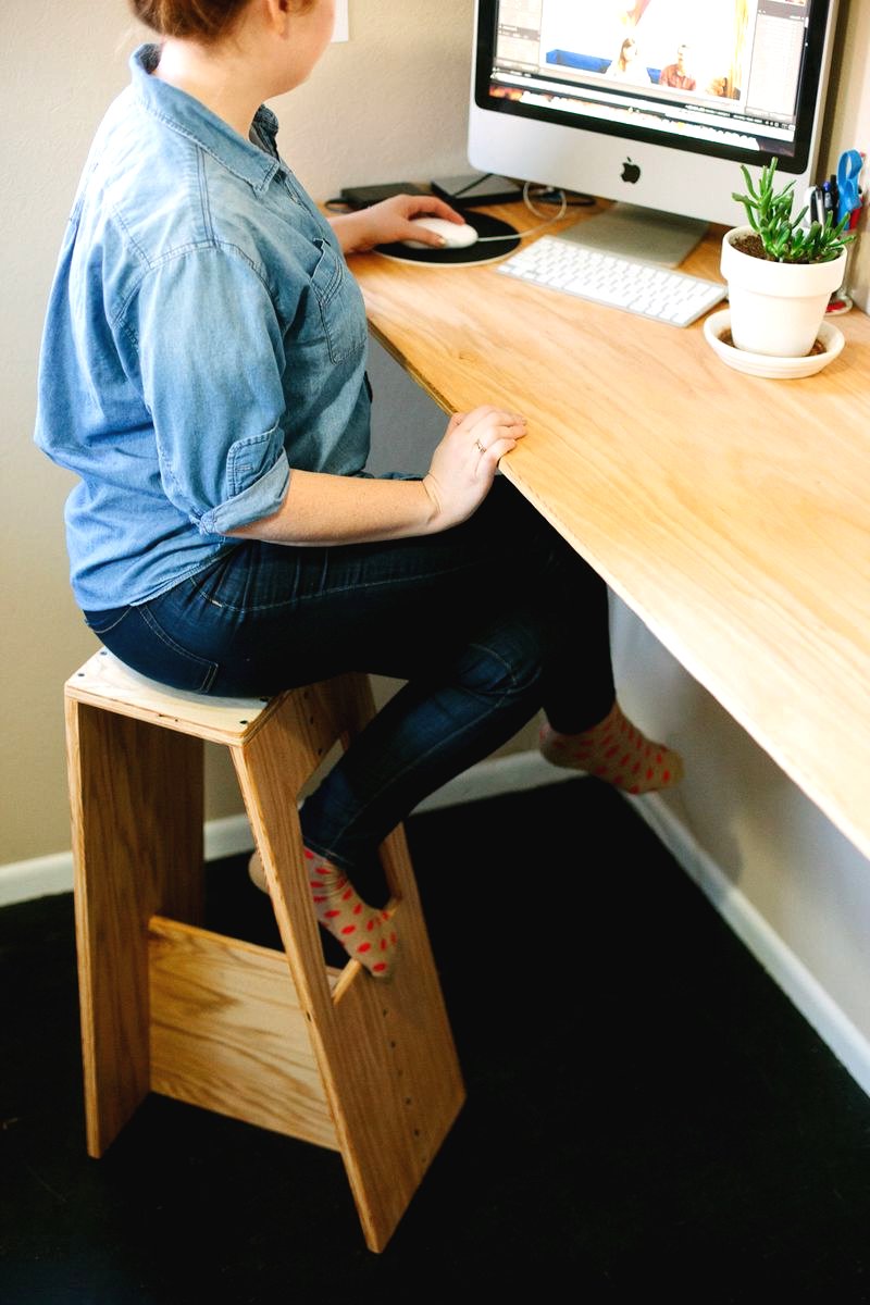 Табурет из фанеры - фото 10