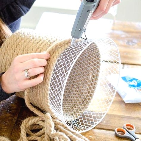 Корзина для белья своими руками - фото 5