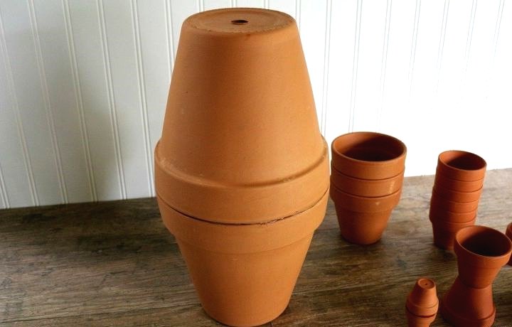 Оригинальная фигура из цветочных горшков - фото 3