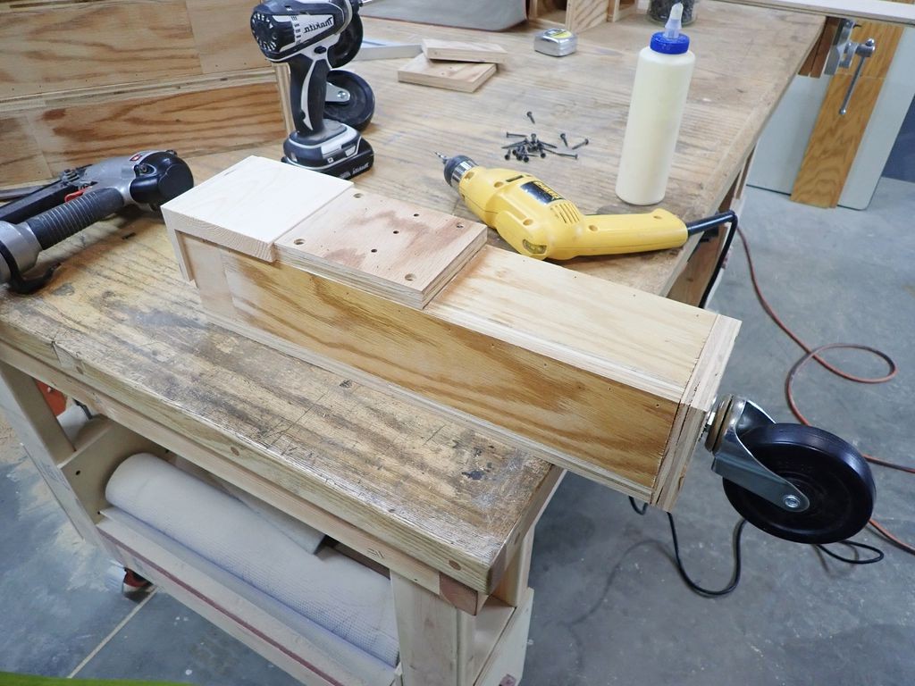 Регулируемый стол по высоте из автомобильного домкрата - фото 19