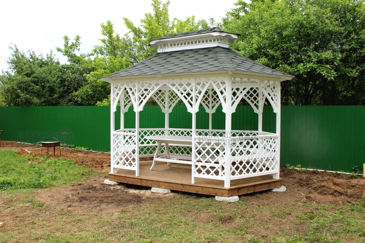 Беседка из дерева - фото 3
