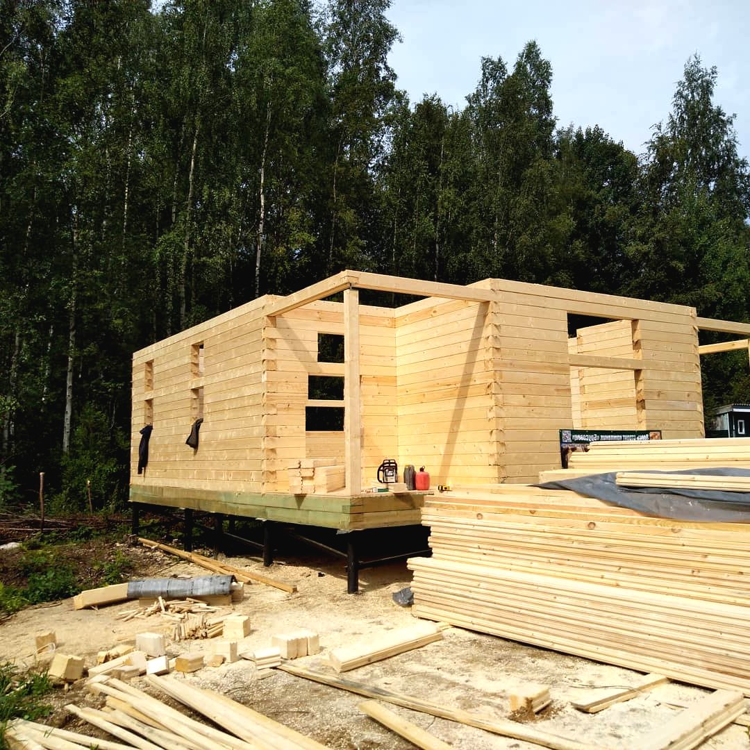 Очень красивый дом из бруса - фото 11