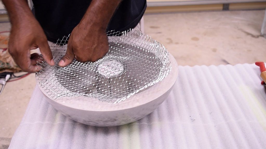 Бетонная чаша-очаг - фото 7