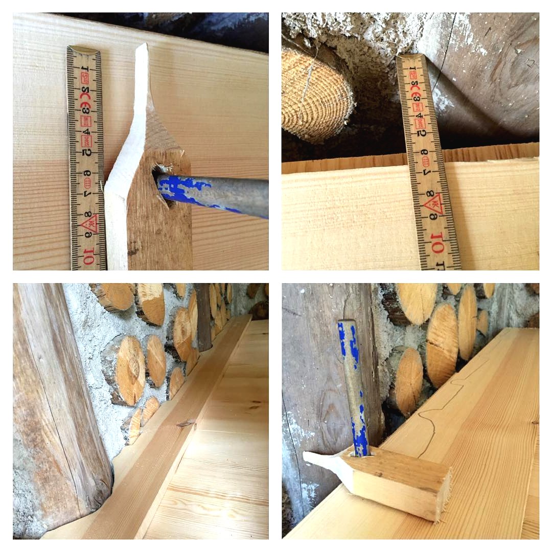 Необычная баня из бревен - фото 14