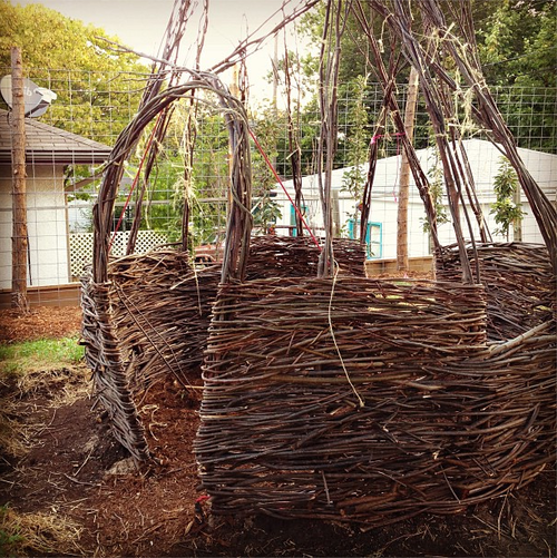 Беседка плетеная - фото 4