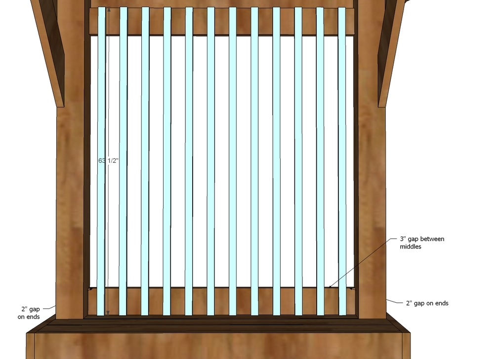 Декоративная пергола из кедра - фото 10