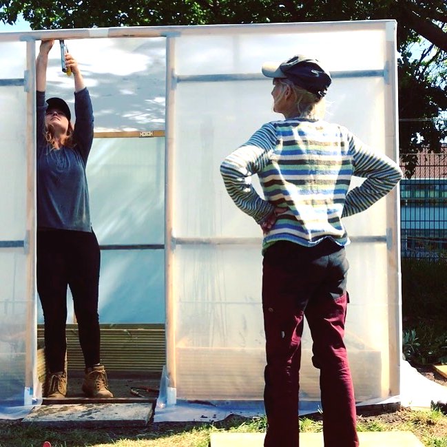 Интересная теплица из дерева и пленки - фото 3