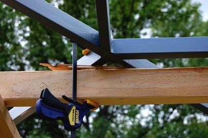 Пергола из железных профилей - фото 15