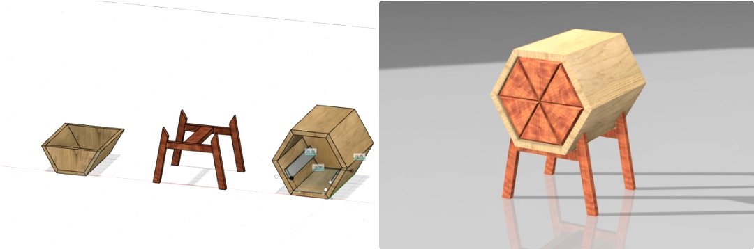 Прикроватный столик или тумбочка  своими руками - фото 2