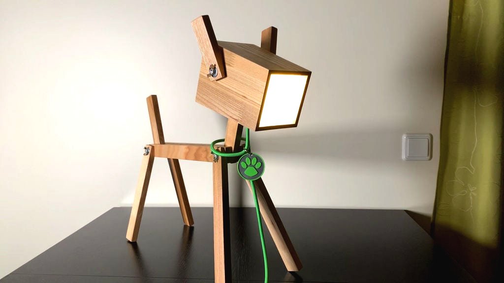 Необычная настольная лампа - фото 2