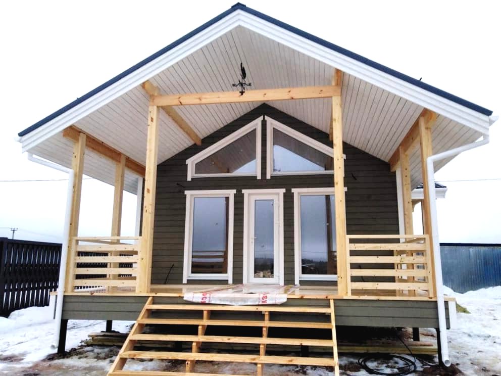 Дом из дерева 6х9 метров - фото 3