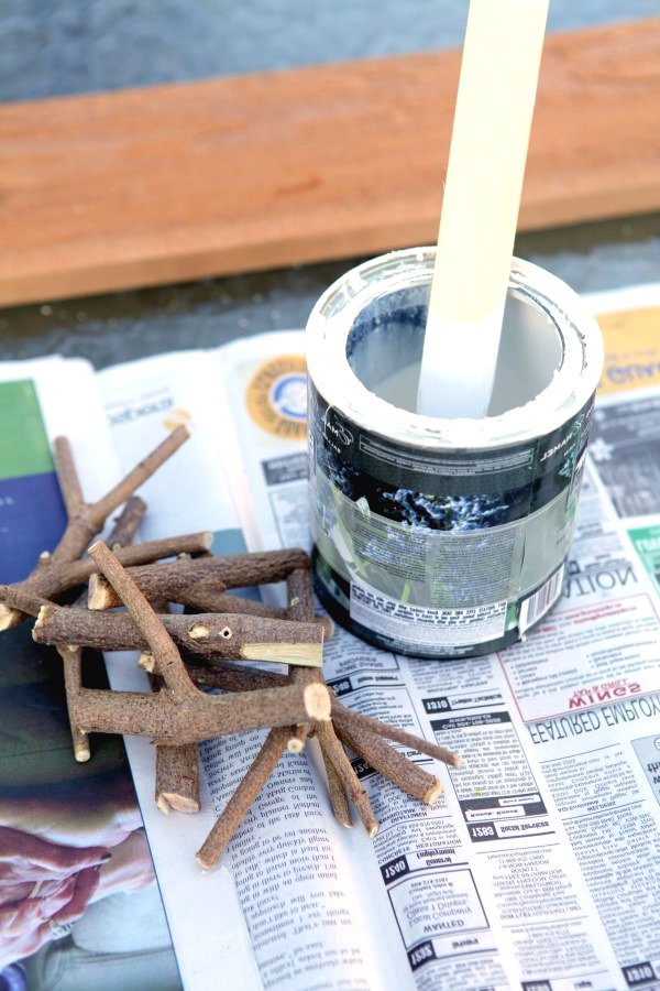 Вешалка из веток - фото 6