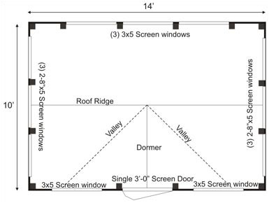 Интересная закрытая беседка - фото 8