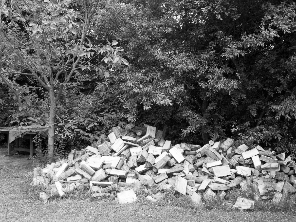 Необычный дровяник - беседка своими руками - фото 9