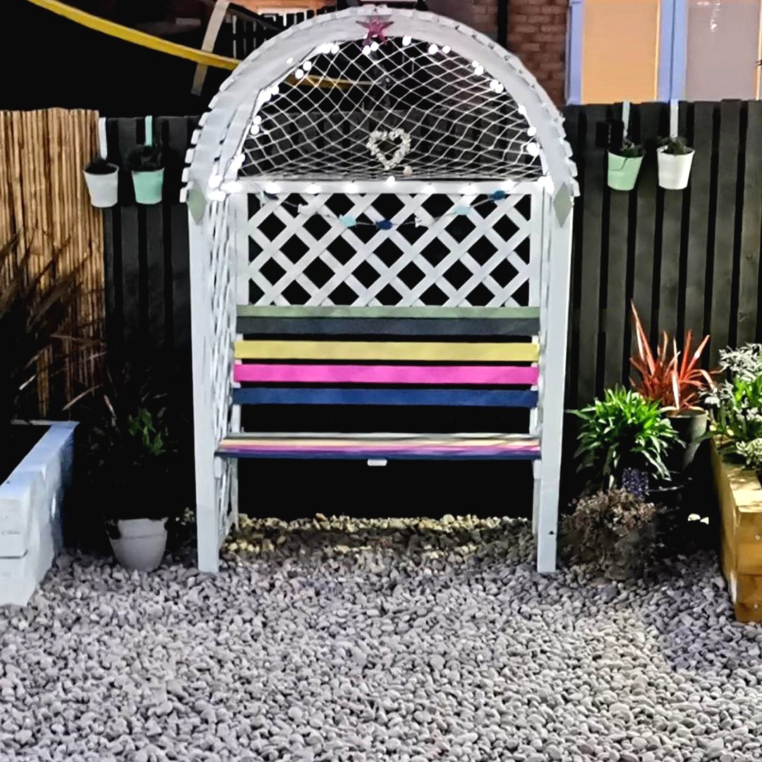 Оригинальная беседка для дачи - фото 6