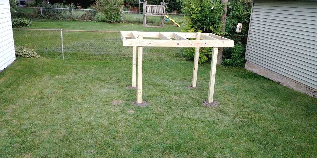 Делаем детскую площадку с горкой на даче - фото 7