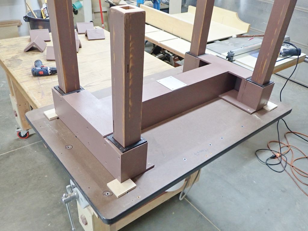 Регулируемый стол по высоте из автомобильного домкрата - фото 38