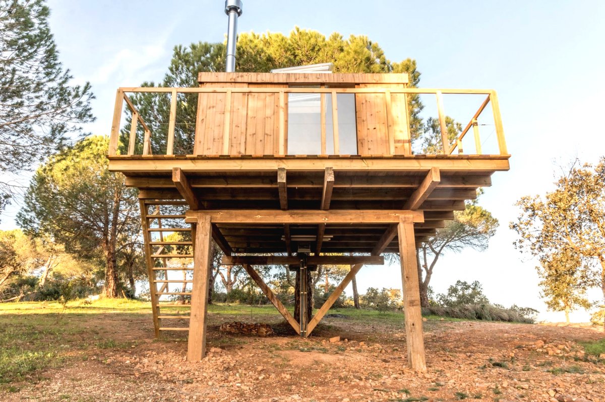 Домик на дереве своими руками - фото 9