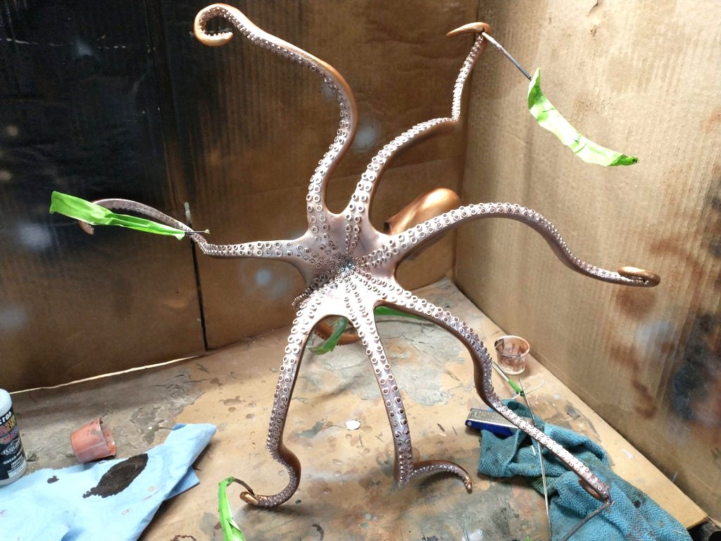 Оригинальная потолочная лампа - фото 47