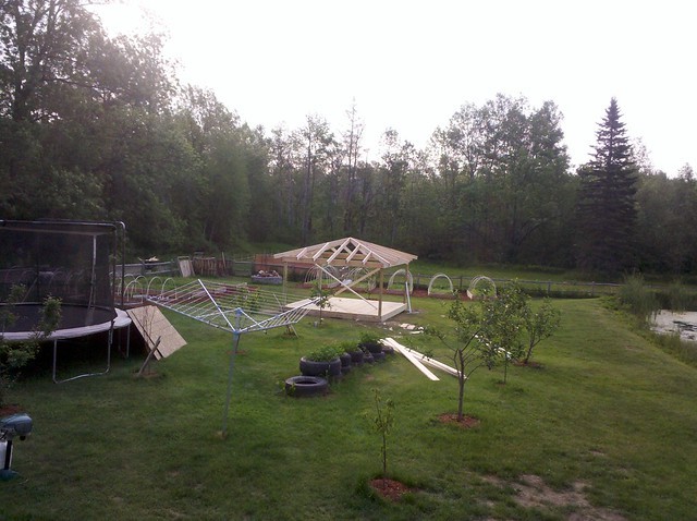 Беседка из дерева - фото 19